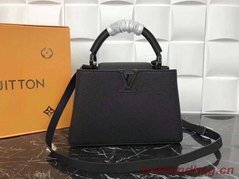 Louis Vuitton original Elegant Capucines BB Bags M94517 Black Louis Vuitton original Elegant Capucines BB Bags M94517 Black