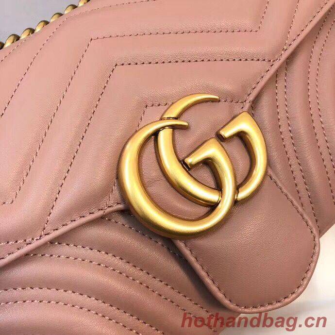 Gucci GG Marmont Original Leather matelasse shoulder bag 443497 Gucci GG Marmont Original Leather matelasse shoulder bag 443497