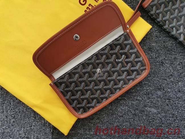 Goyard Calfskin Leather Tote Bag 6783 Grey