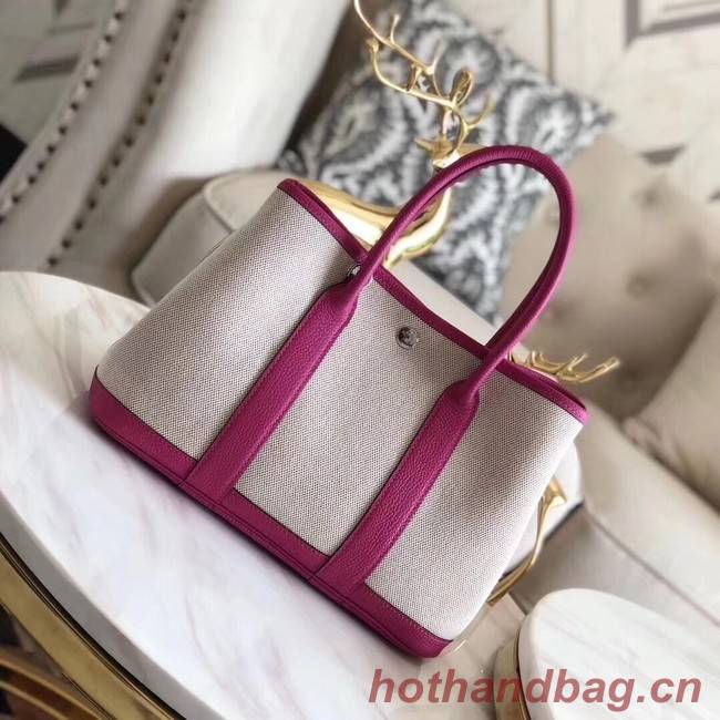 Hermes Garden Party 36cm Tote Bags Original Leather H3698 Rose