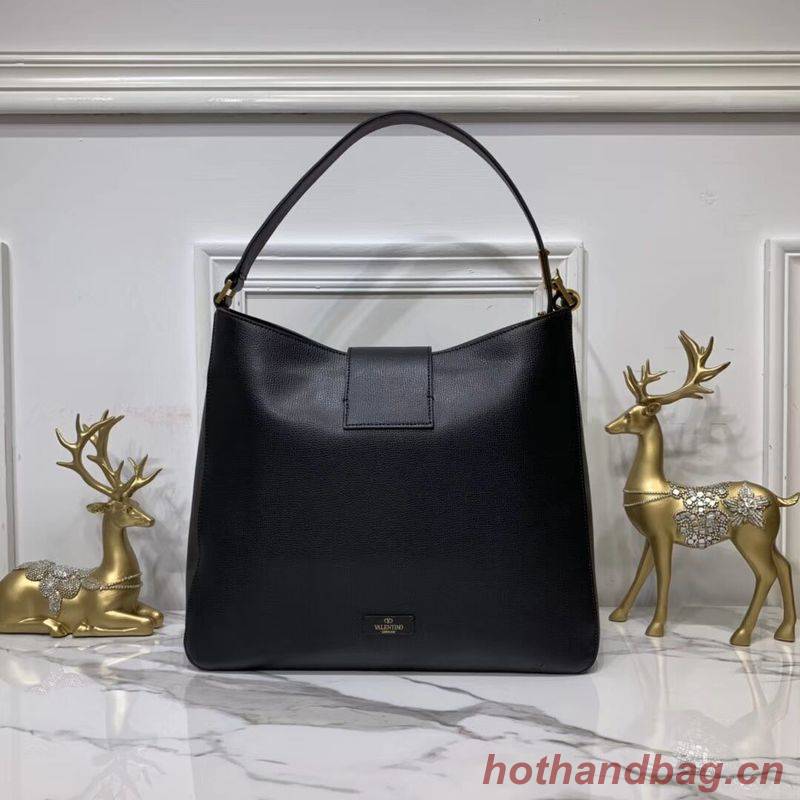 VALENTINO Origianl Palm Leather Bag V5002 Black VALENTINO Origianl Palm Leather Bag V5002 Black