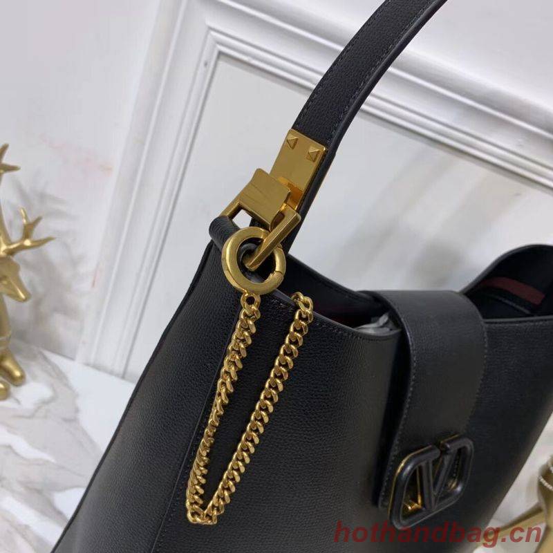 VALENTINO Origianl Palm Leather Bag V5002 Black VALENTINO Origianl Palm Leather Bag V5002 Black