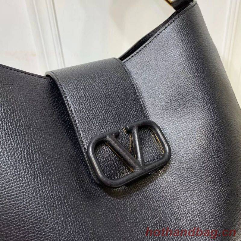 VALENTINO Origianl Palm Leather Bag V5002 Black VALENTINO Origianl Palm Leather Bag V5002 Black