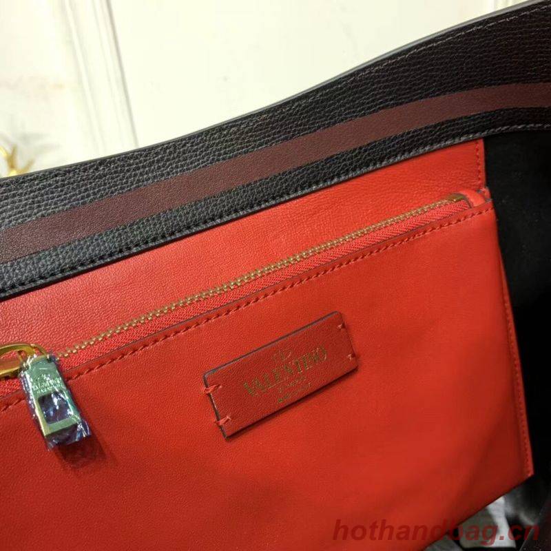 VALENTINO Origianl Palm Leather Bag V5002 Black VALENTINO Origianl Palm Leather Bag V5002 Black