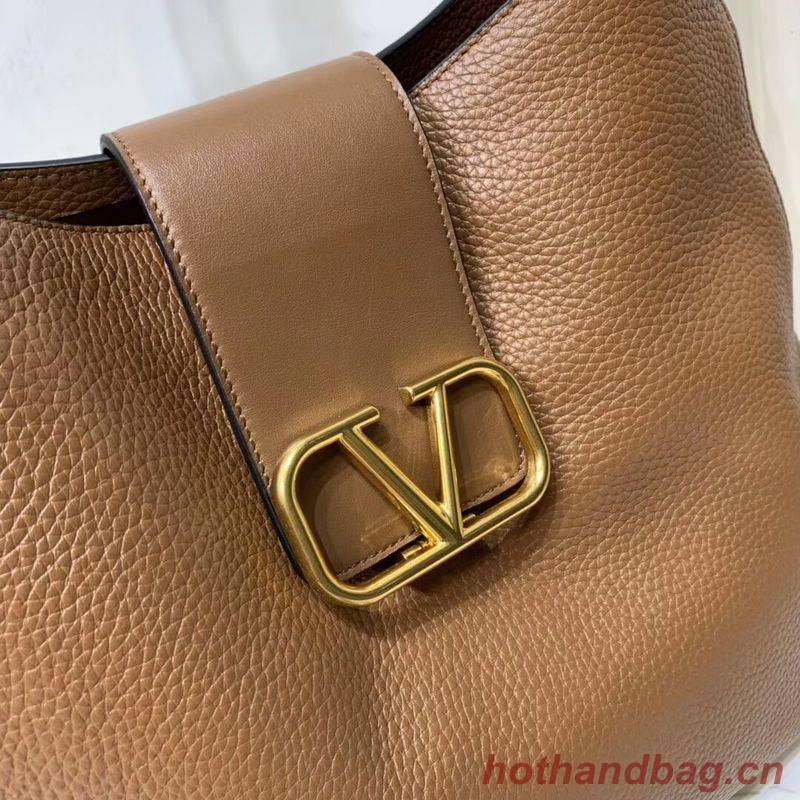 VALENTINO Origianl Palm Leather Bag V5002 Brown VALENTINO Origianl Palm Leather Bag V5002 Brown
