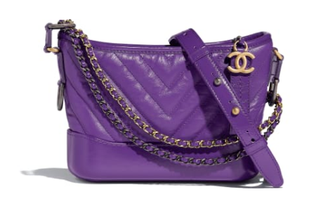 Chanel gabrielle small hobo bag A91810 purple