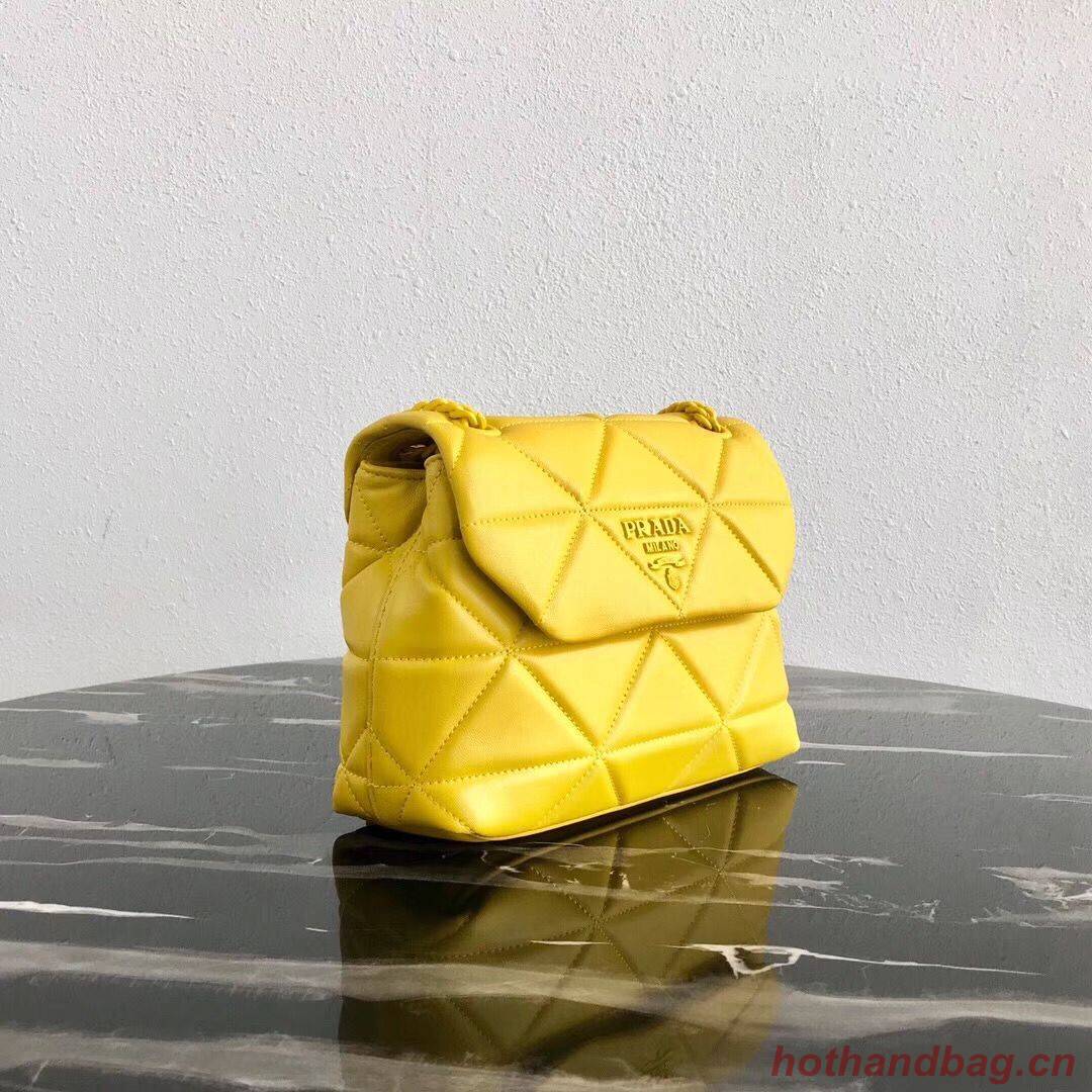 Small Prada Spectrum shoulder bag 1BD233 Yellow Small Prada Spectrum shoulder bag 1BD233 Yellow