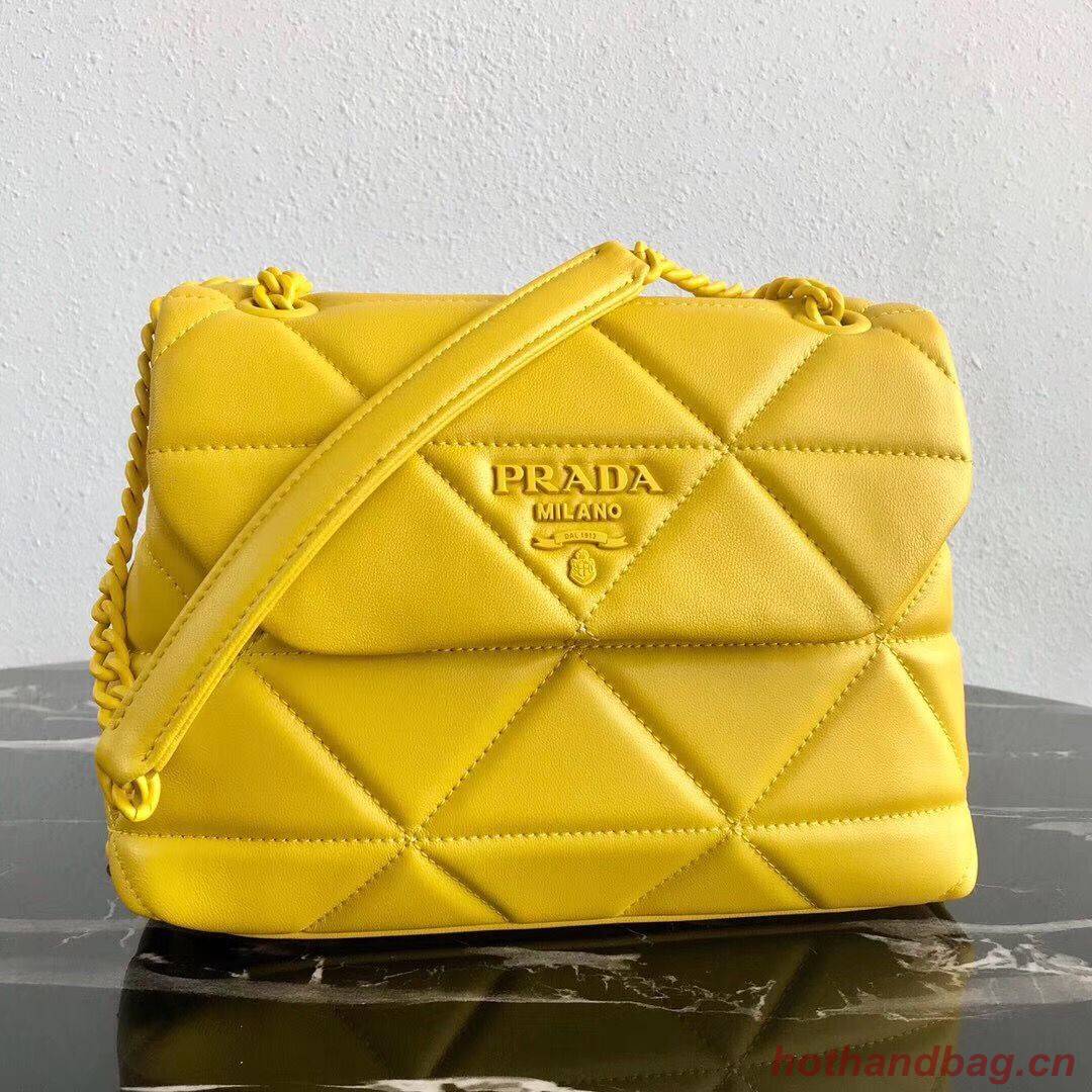 Small Prada Spectrum shoulder bag 1BD233 Yellow Small Prada Spectrum shoulder bag 1BD233 Yellow