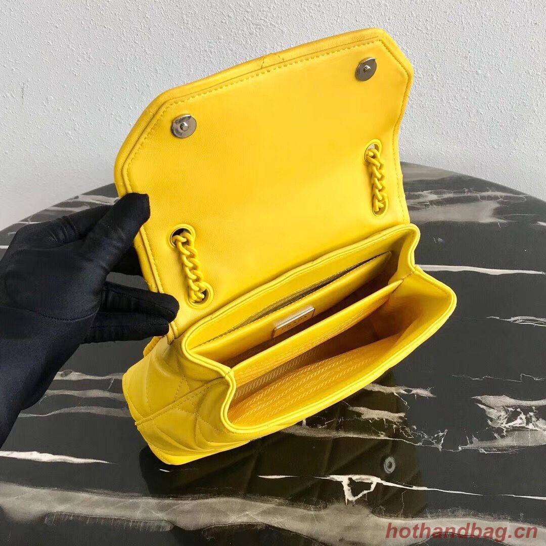 Small Prada Spectrum shoulder bag 1BD233 Yellow Small Prada Spectrum shoulder bag 1BD233 Yellow