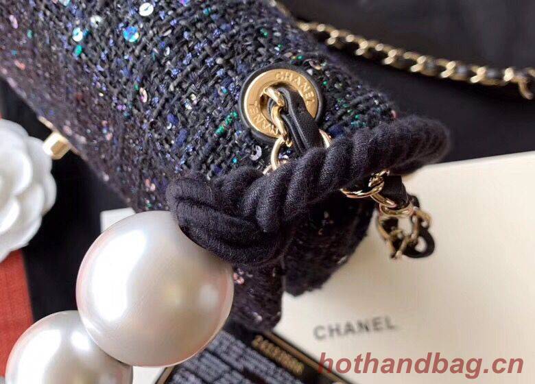 Chanel Original Pearl Shoulder Strap Bag A1112 Black Chanel Original Pearl Shoulder Strap Bag A1112 Black