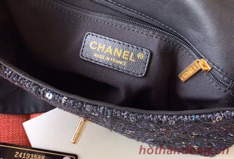 Chanel Original Pearl Shoulder Strap Bag A1112 Black Chanel Original Pearl Shoulder Strap Bag A1112 Black