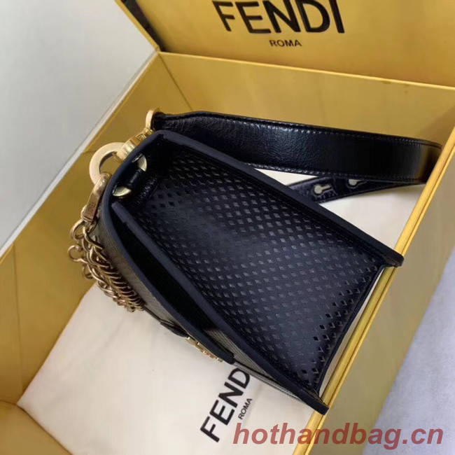 Fendi KAN U leather bag 8BT313 Royal