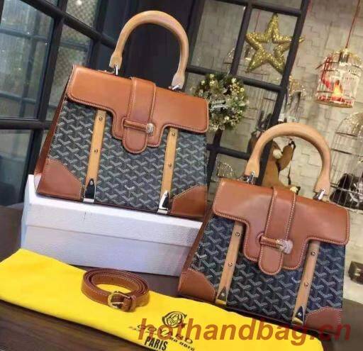 Goyard Y Doodling Calfskin Leather Tote Bag 9956 Brown Goyard Y Doodling Calfskin Leather Tote Bag 9956 Brown