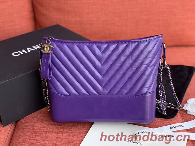 Chanel gabrielle hobo bag A93824 purple