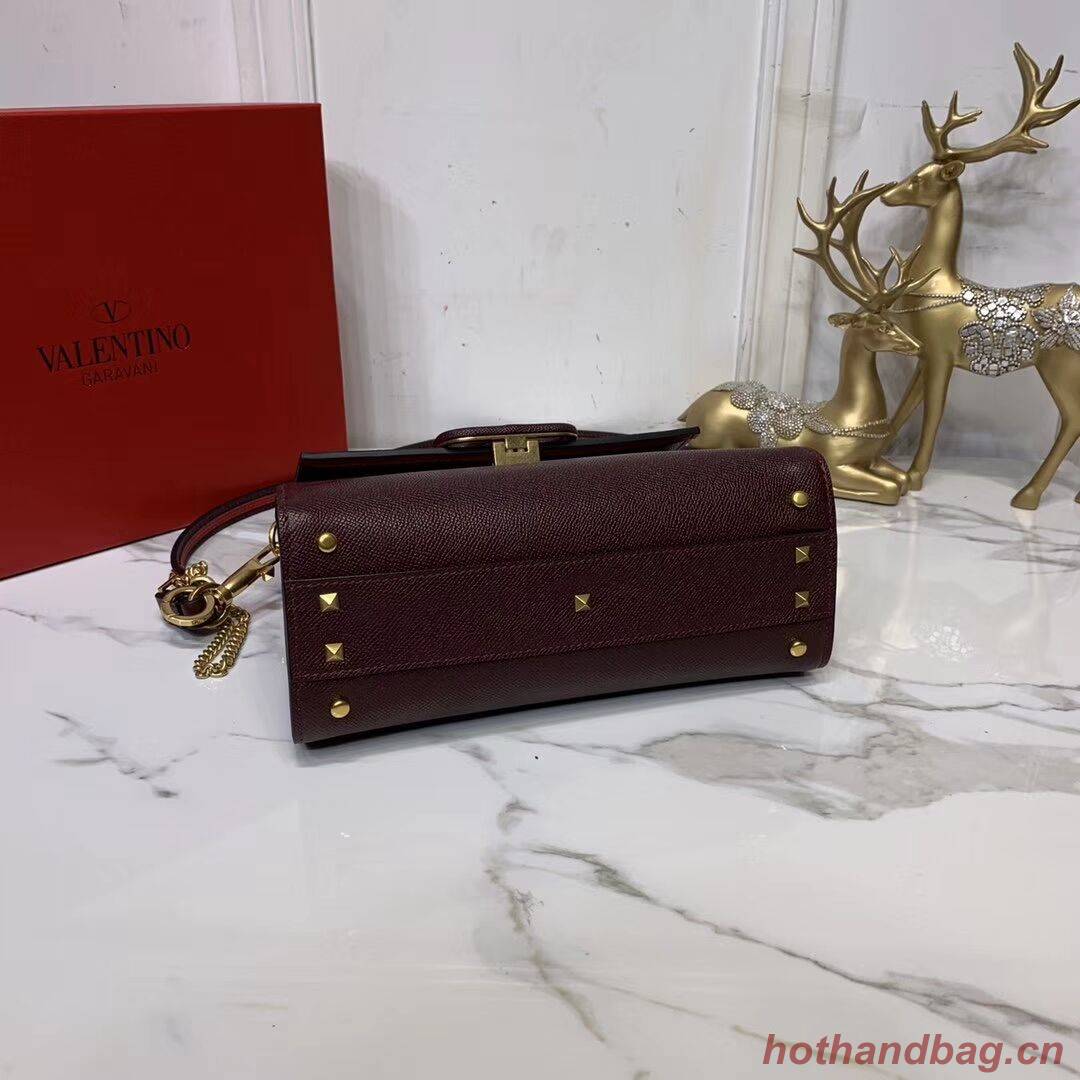 VALENTINO Origianl leather Tote Bag V0025 Burgundy VALENTINO Origianl leather Tote Bag V0025 Burgundy