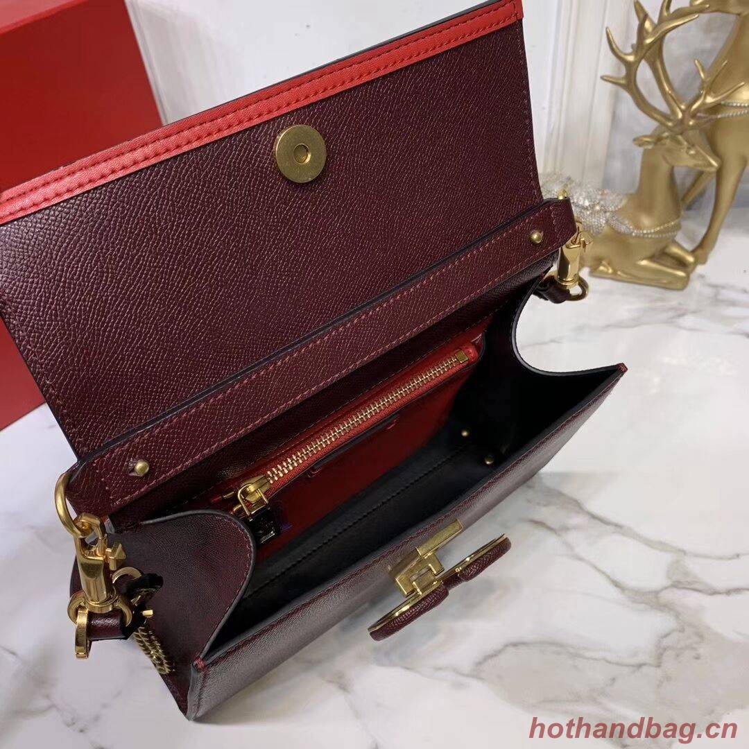 VALENTINO Origianl leather Tote Bag V0025 Burgundy VALENTINO Origianl leather Tote Bag V0025 Burgundy