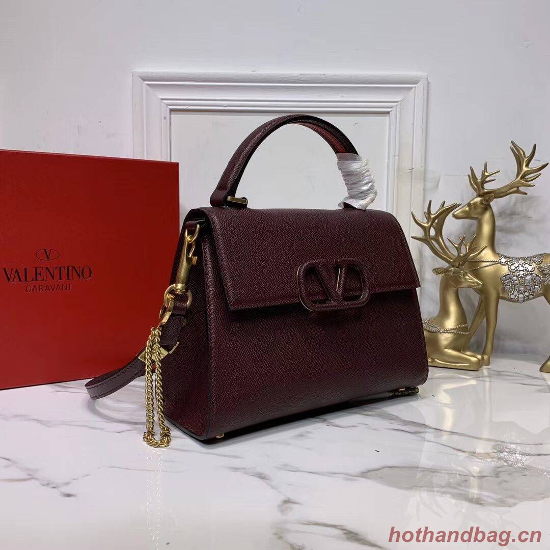 VALENTINO Origianl leather Tote Bag V0025 Burgundy VALENTINO Origianl leather Tote Bag V0025 Burgundy