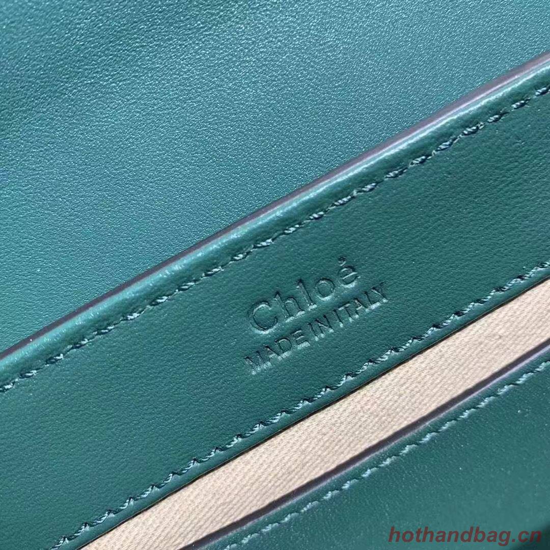 Chloe Original Crocodile skin Leather Top Handle Small Bag 3S030 Black Chloe Original Crocodile skin Leather Top Handle Small Bag 3S030 Black