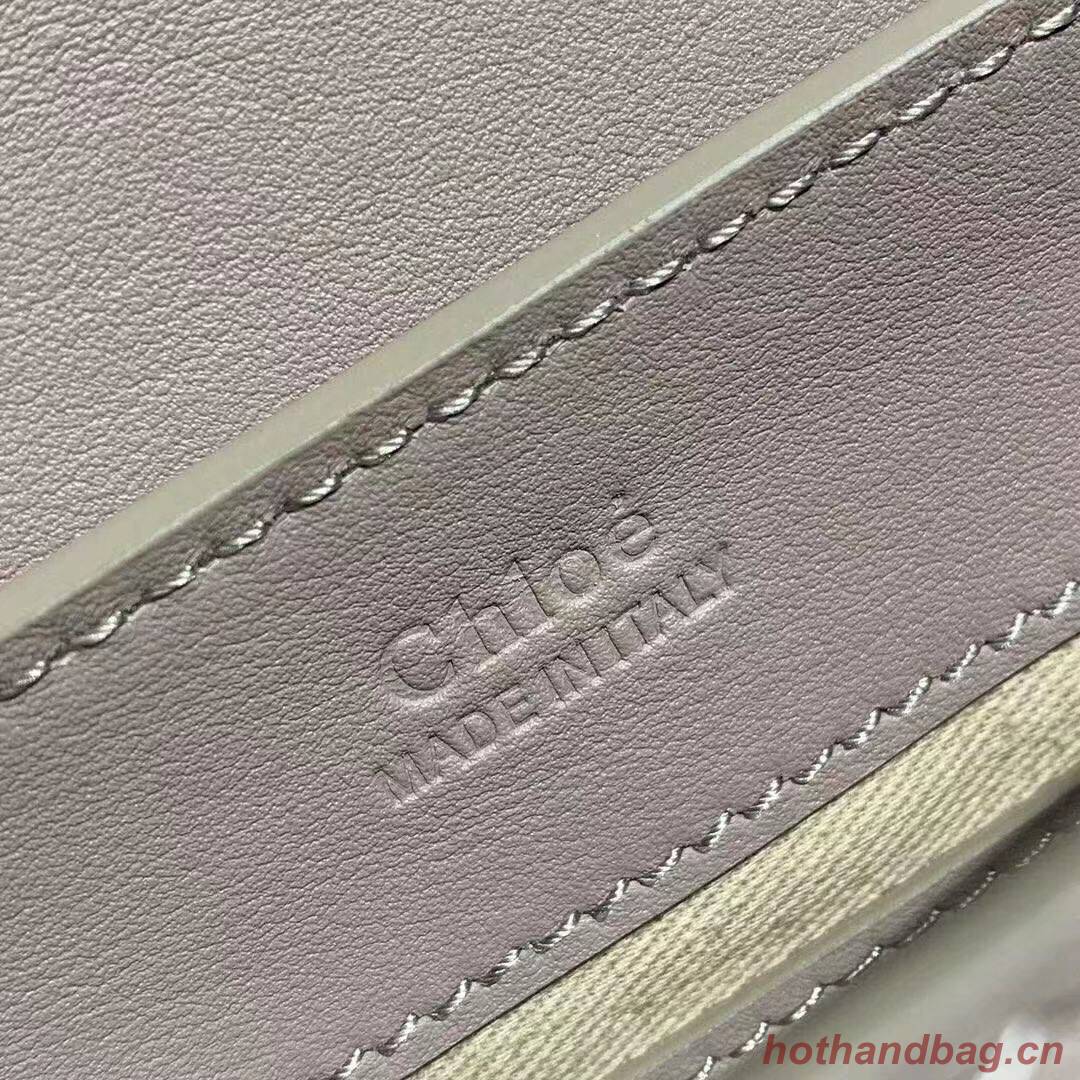 Chloe Original Leather Belt Bag 3S036 grey Chloe Original Leather Belt Bag 3S036 grey