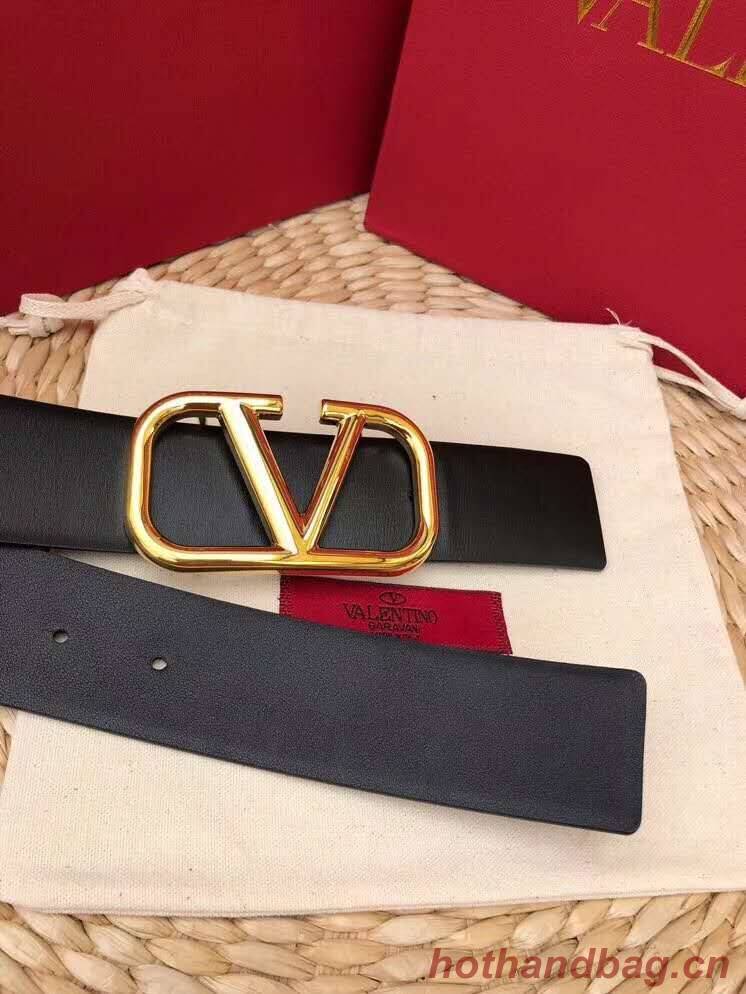 Valentino Leather Belt 3369 black wide 7.0CM Valentino Leather Belt 3369 black wide 7.0CM