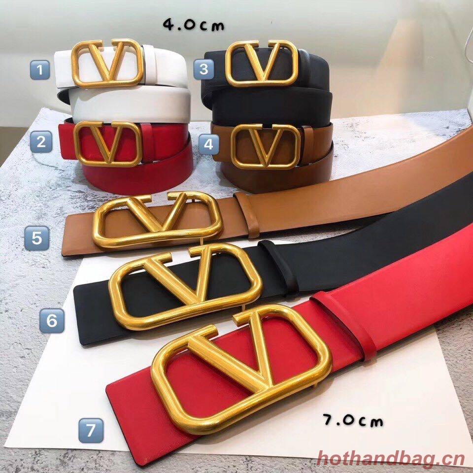 Valentino Leather Belt 3369 black wide 7.0CM Valentino Leather Belt 3369 black wide 7.0CM