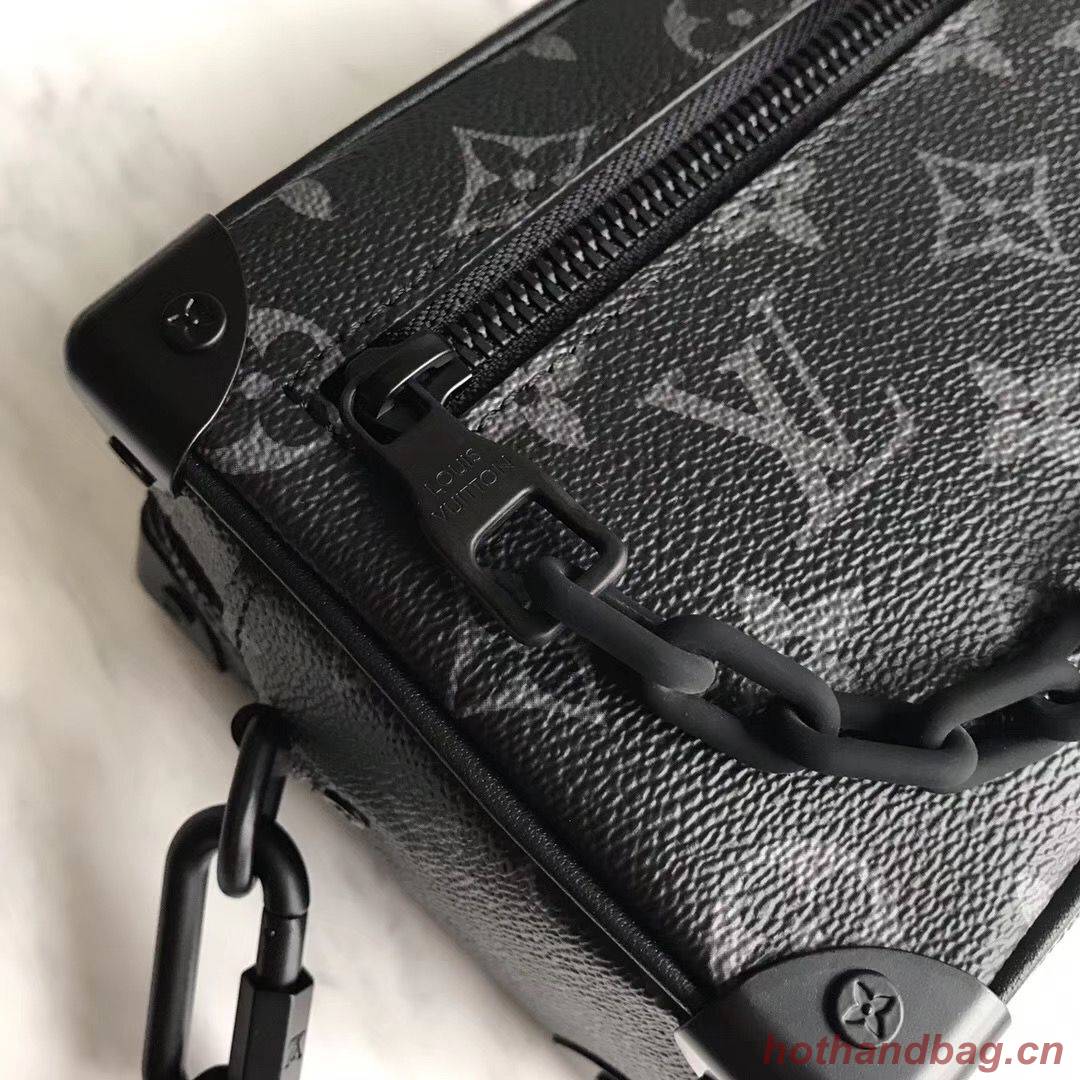 Louis Vuitton Monogram Canvas Original Leather Mini Soft Trunk M44480 Black Louis Vuitton Monogram Canvas Original Leather Mini Soft Trunk M44480 Black