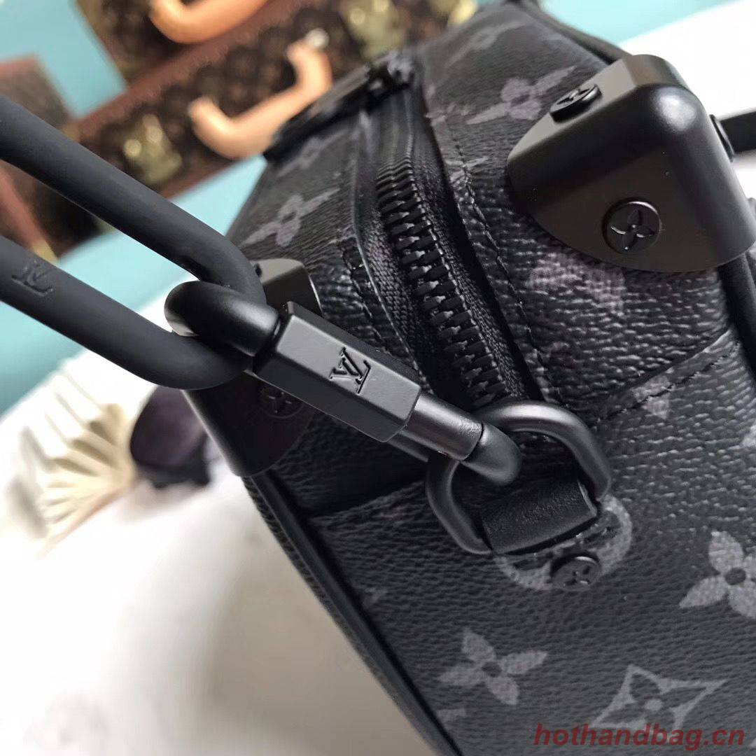 Louis Vuitton Monogram Canvas Original Leather Mini Soft Trunk M44480 Black Louis Vuitton Monogram Canvas Original Leather Mini Soft Trunk M44480 Black