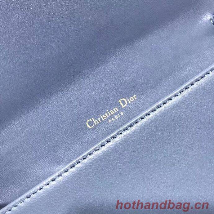 LADY DIOR Sheepskin WALLET C9025A blue LADY DIOR Sheepskin WALLET C9025A blue