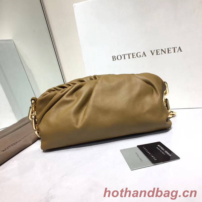 Bottega Veneta Nappa lambskin soft Shoulder Bag 620230 Khaki
