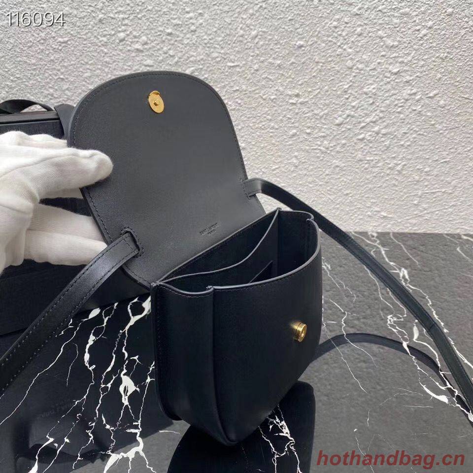 Yves Saint Laurent KAIA SMALL SATCHEL IN SMOOTH LEATHER 619740 Black Yves Saint Laurent KAIA SMALL SATCHEL IN SMOOTH LEATHER 619740 Black