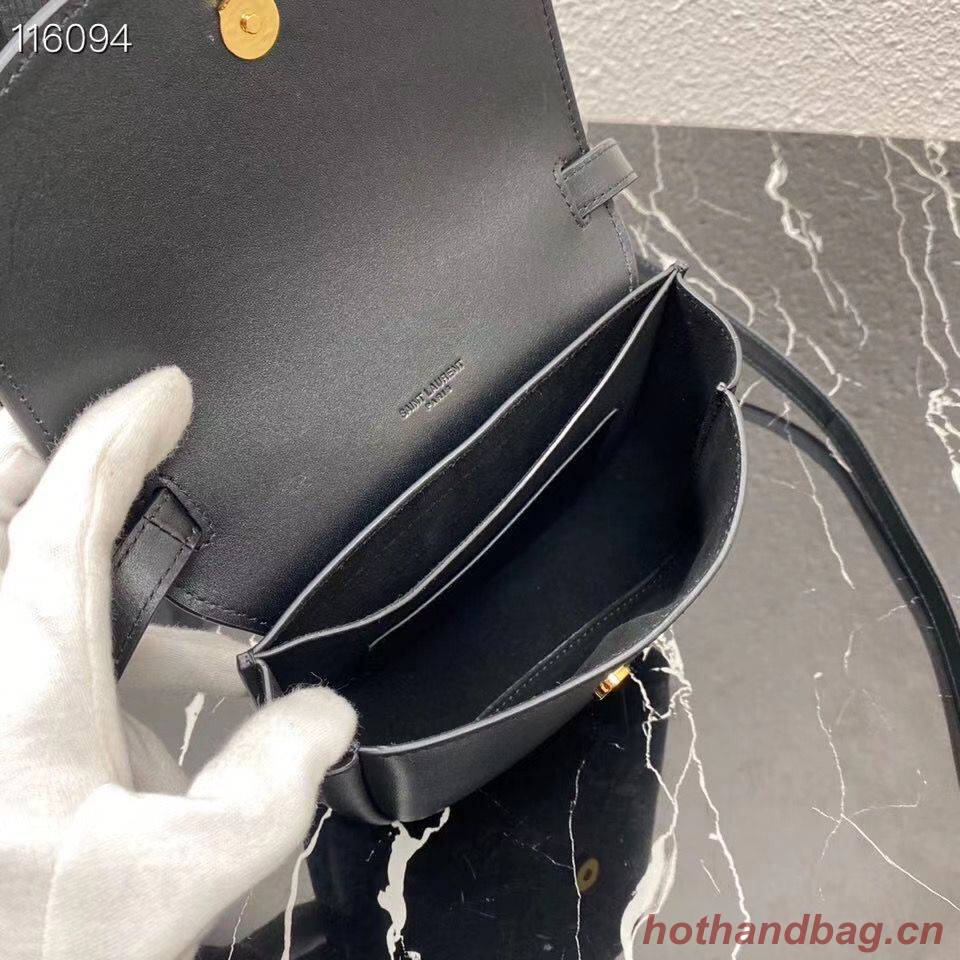 Yves Saint Laurent KAIA SMALL SATCHEL IN SMOOTH LEATHER 619740 Black Yves Saint Laurent KAIA SMALL SATCHEL IN SMOOTH LEATHER 619740 Black
