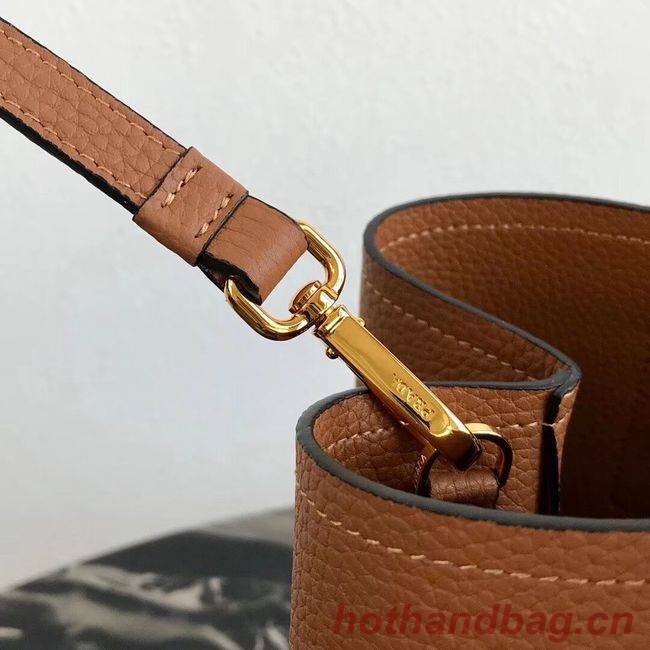 Prada Deer skin bag 1BG008 brown Prada Deer skin bag 1BG008 brown