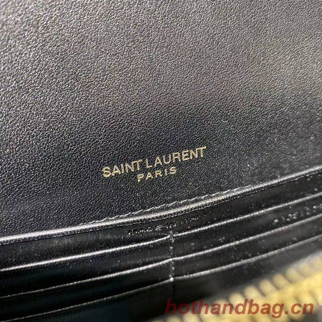 Yves Saint Laurent Calfskin Leather Shoulder Bag Y533036A black Yves Saint Laurent Calfskin Leather Shoulder Bag Y533036A black