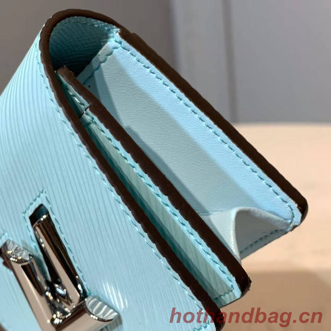 Louis vuitton original TWIST MULTICARTES card holder M68681 sky blue