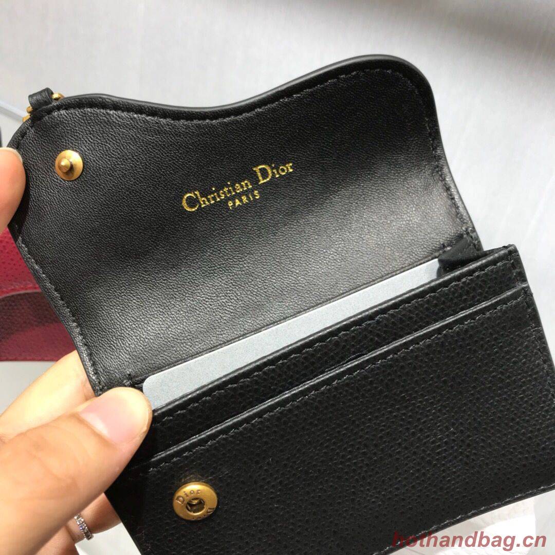 DIOR OBLIQUE 5-POCKET CARD HOLDER M928 BLACK DIOR OBLIQUE 5-POCKET CARD HOLDER M928 BLACK