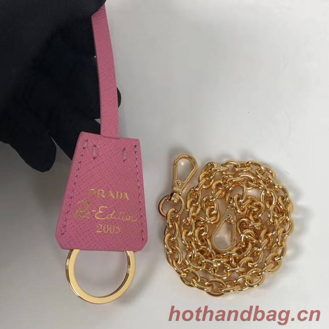 Prada Re-Edition nylon shoulder bag 1BH204 rose