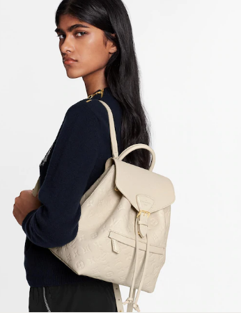 Louis vuitton original Montsouris Backpack M45205 white Louis vuitton original Montsouris Backpack M45205 white