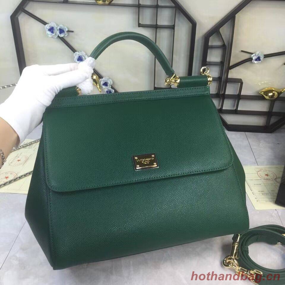 Dolce & Gabbana Origianl Leather 4138 Large blackish green Dolce & Gabbana Origianl Leather 4138 Large blackish green