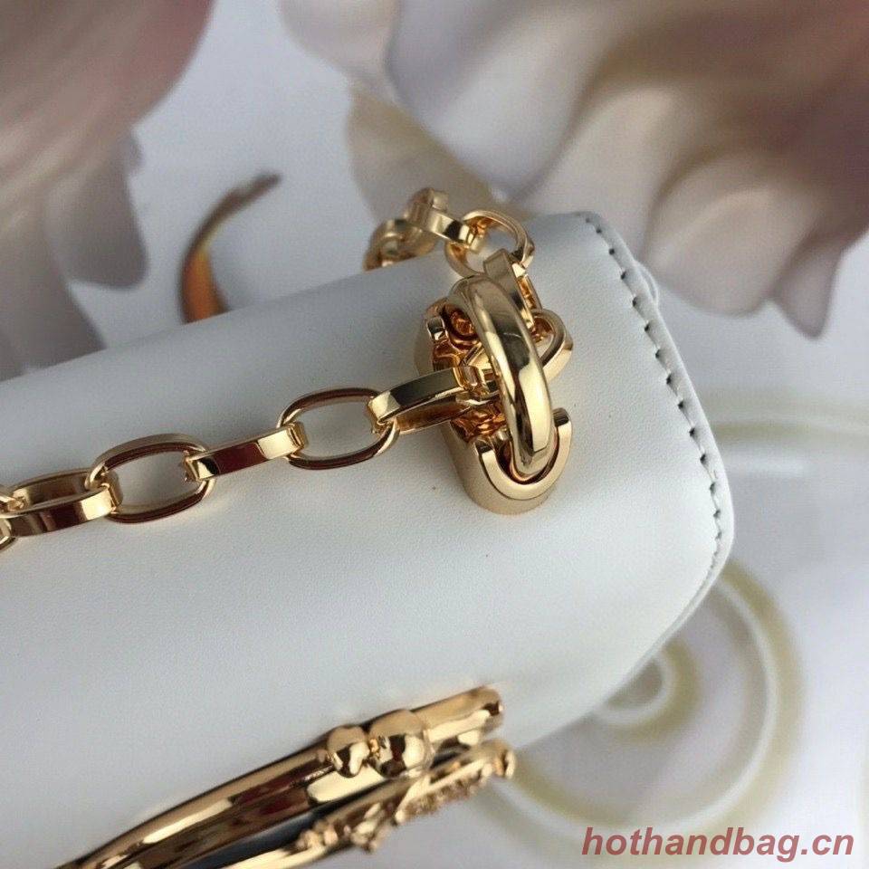 Dolce & Gabbana Original Leather Shoulder Bag BB6315 White Dolce & Gabbana Original Leather Shoulder Bag BB6315 White