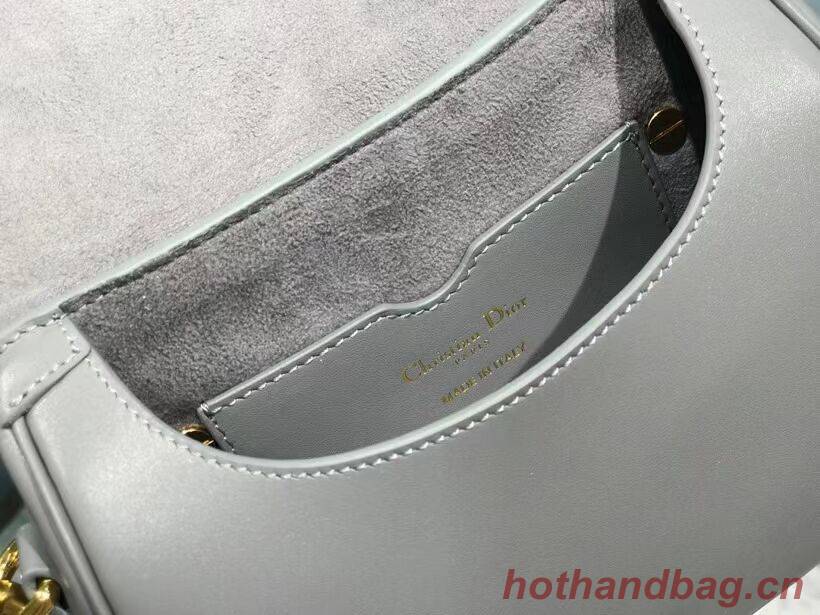 SMALL DIOR BOBBY BAG Gray Box Calfskin Gray Box Calfskin M9317 SMALL DIOR BOBBY BAG Gray Box Calfskin Gray Box Calfskin M9317