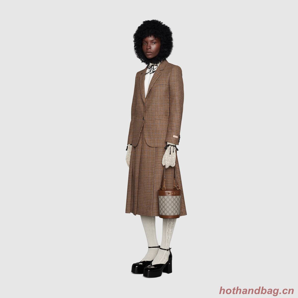 Gucci Horsebit 1955 small bucket bag 637115 brown Gucci Horsebit 1955 small bucket bag 637115 brown