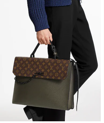 Louis vuitton ROBUSTO BRIEFCASE M30591 Khaki Green Louis vuitton ROBUSTO BRIEFCASE M30591 Khaki Green