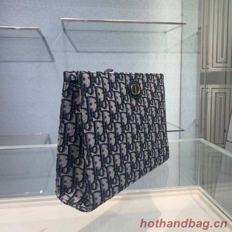 DIOR Oblique Embroidered C2107 blue DIOR Oblique Embroidered C2107 blue