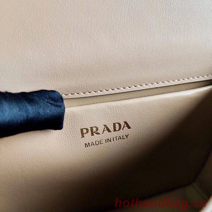 Prada Saffiano leather Prada Symbole bag 1BD270 Biscuits