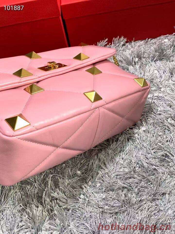 Valentino medium Garavani Roman Stud V2060 cherry blossoms Valentino medium Garavani Roman Stud V2060 cherry blossoms