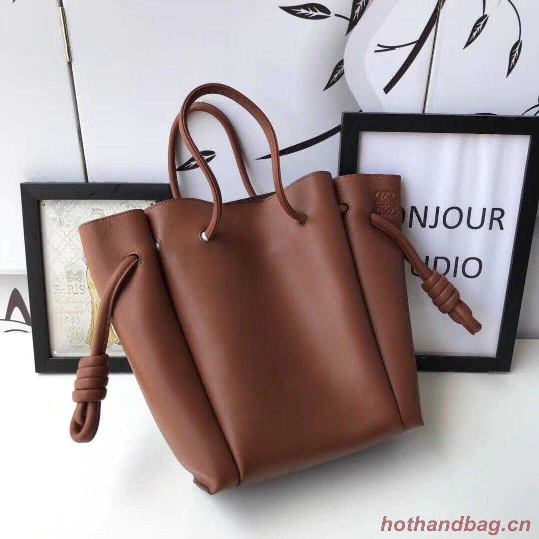 Loewe tote Bags Original Leather 10189 brown Loewe tote Bags Original Leather 10189 brown