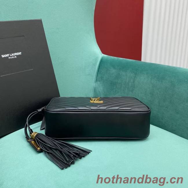 Yves Saint Laurent LOU CAMERA BAG IN QUILTED LEATHER 612544 black