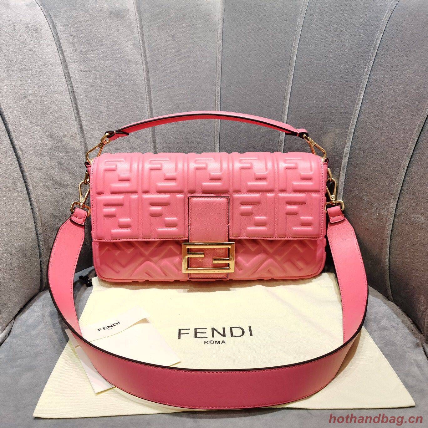 FENDI BAGUETTE Shoulder Bag 8BS017 rose FENDI BAGUETTE Shoulder Bag 8BS017 rose