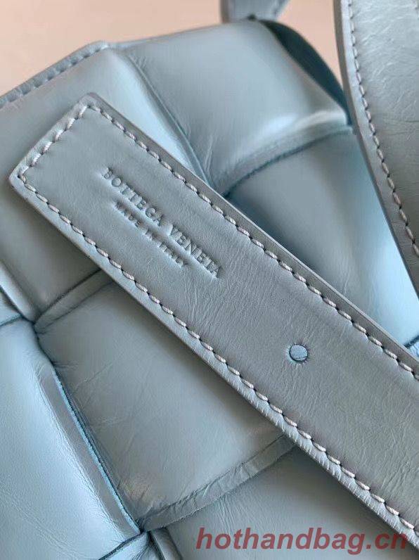 Bottega Veneta PADDED CASSETTE BAG suede 591970 Light Blue Bottega Veneta PADDED CASSETTE BAG suede 591970 Light Blue