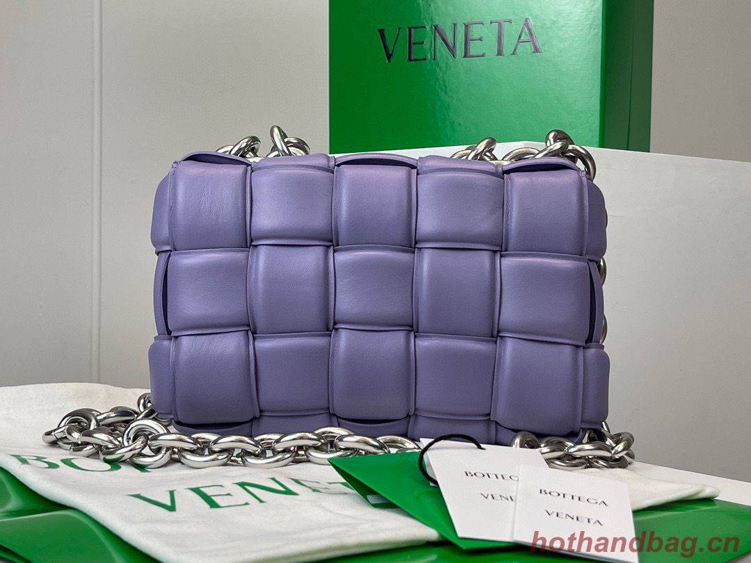 Bottega Veneta THE CHAIN CASSETTE Expedited Delivery 631421 purple & Hardware Silver finish Bottega Veneta THE CHAIN CASSETTE Expedited Delivery 631421 purple & Hardware Silver finish
